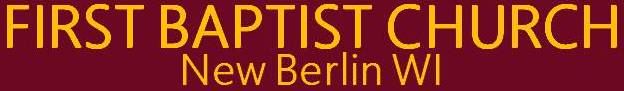First Baptist Church of New Berlin WI Logo